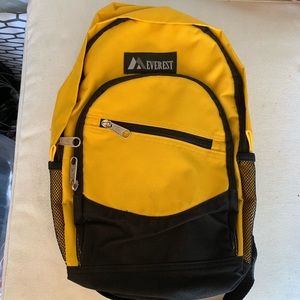 Yellow backpack-mini sized